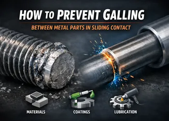How to Minimize Galling Between Metal Surfaces in Repeated Sliding Contact