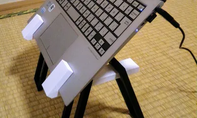 Minimalist's laptop stand