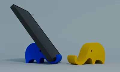 Elephant mobile holder