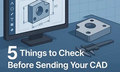 Five Things to Check Before Sending Your CAD File to a Manufacturer