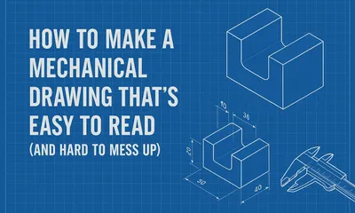 Easy-to-Read Mechanical Drawings that Prevent Mistakes
