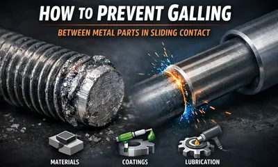 How to Minimize Galling Between Metal Surfaces in Repeated Sliding Contact