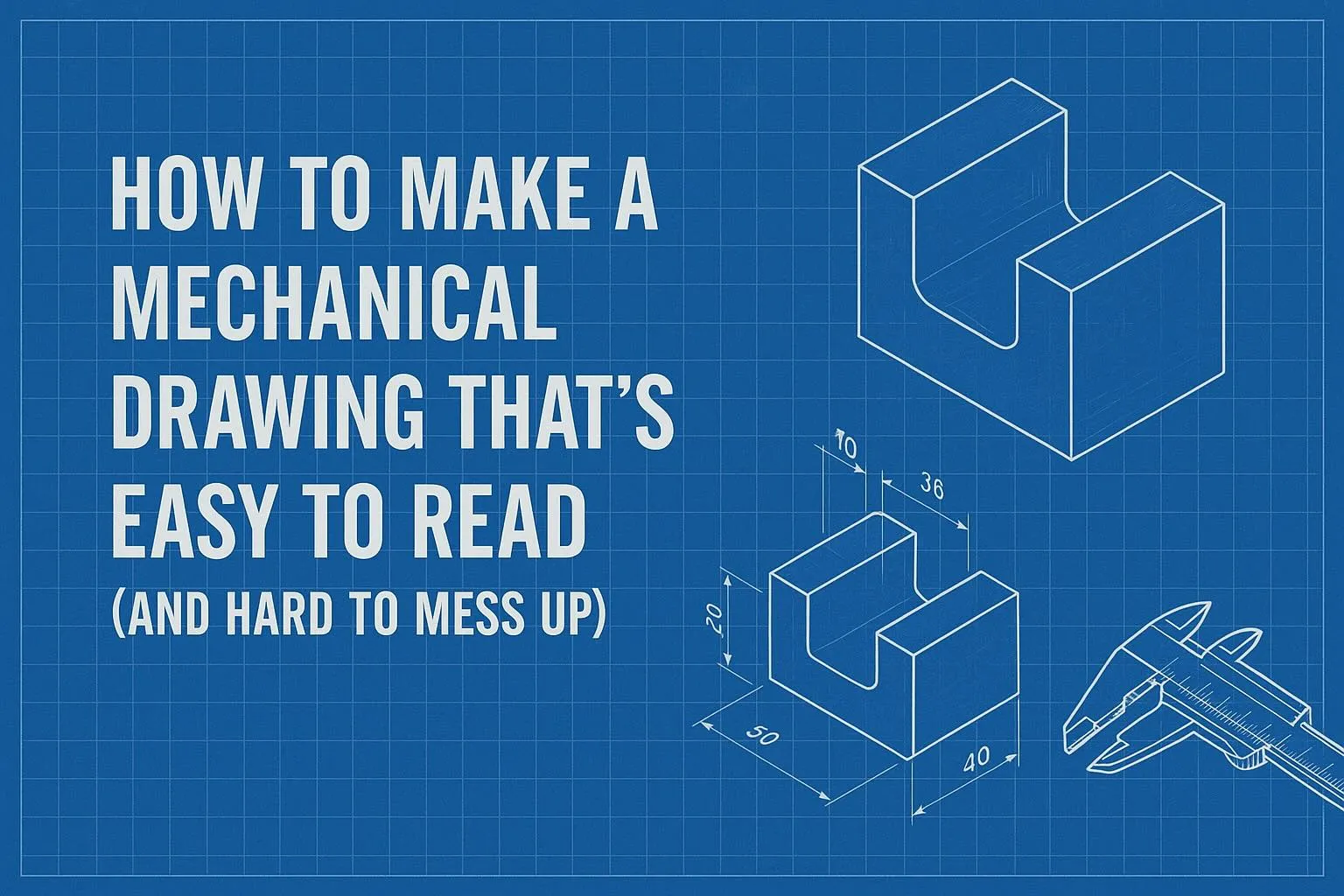 Easy-to-Read Mechanical Drawings that Prevent Mistakes