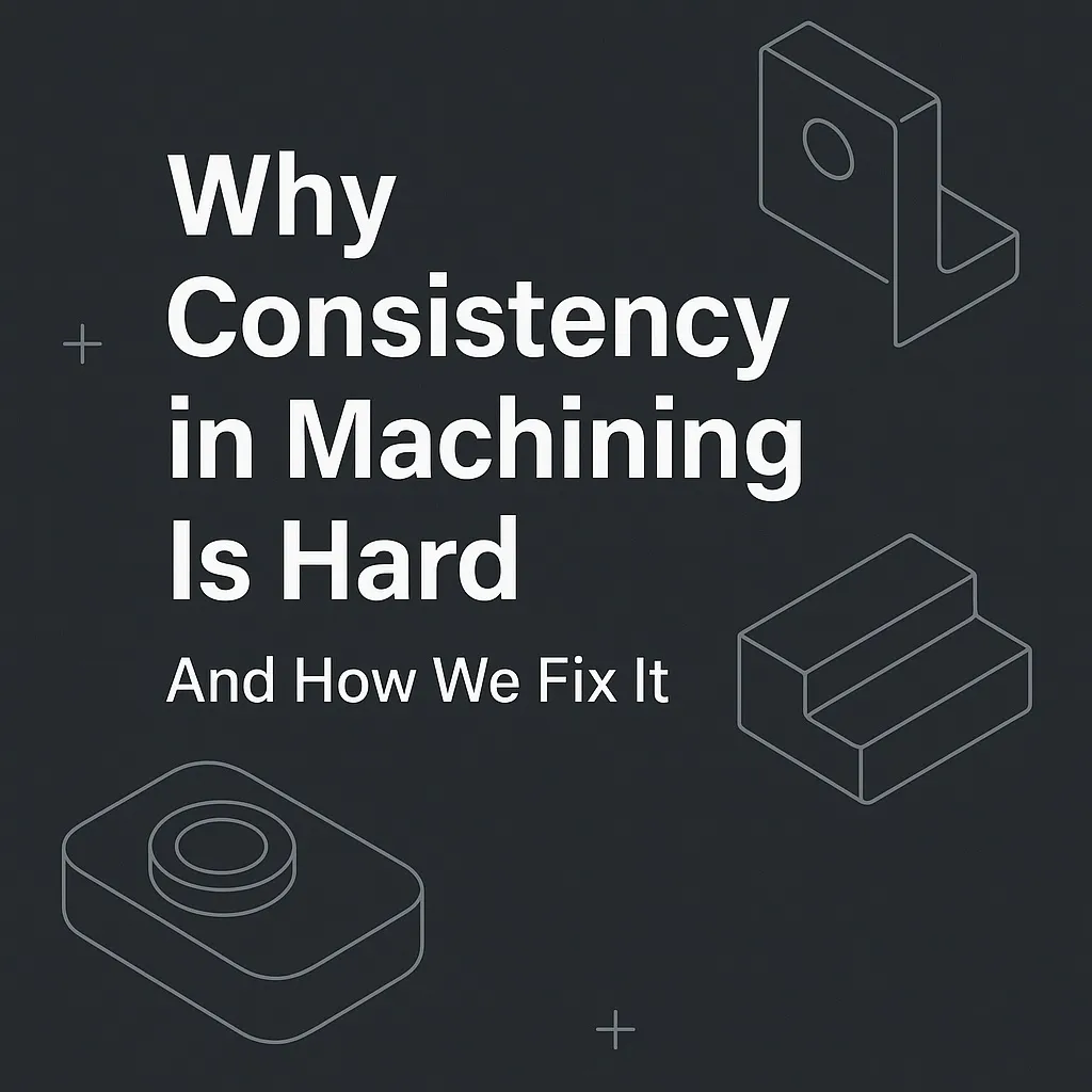 Why Consistency in Machining Is Hard — And How We Fix It
