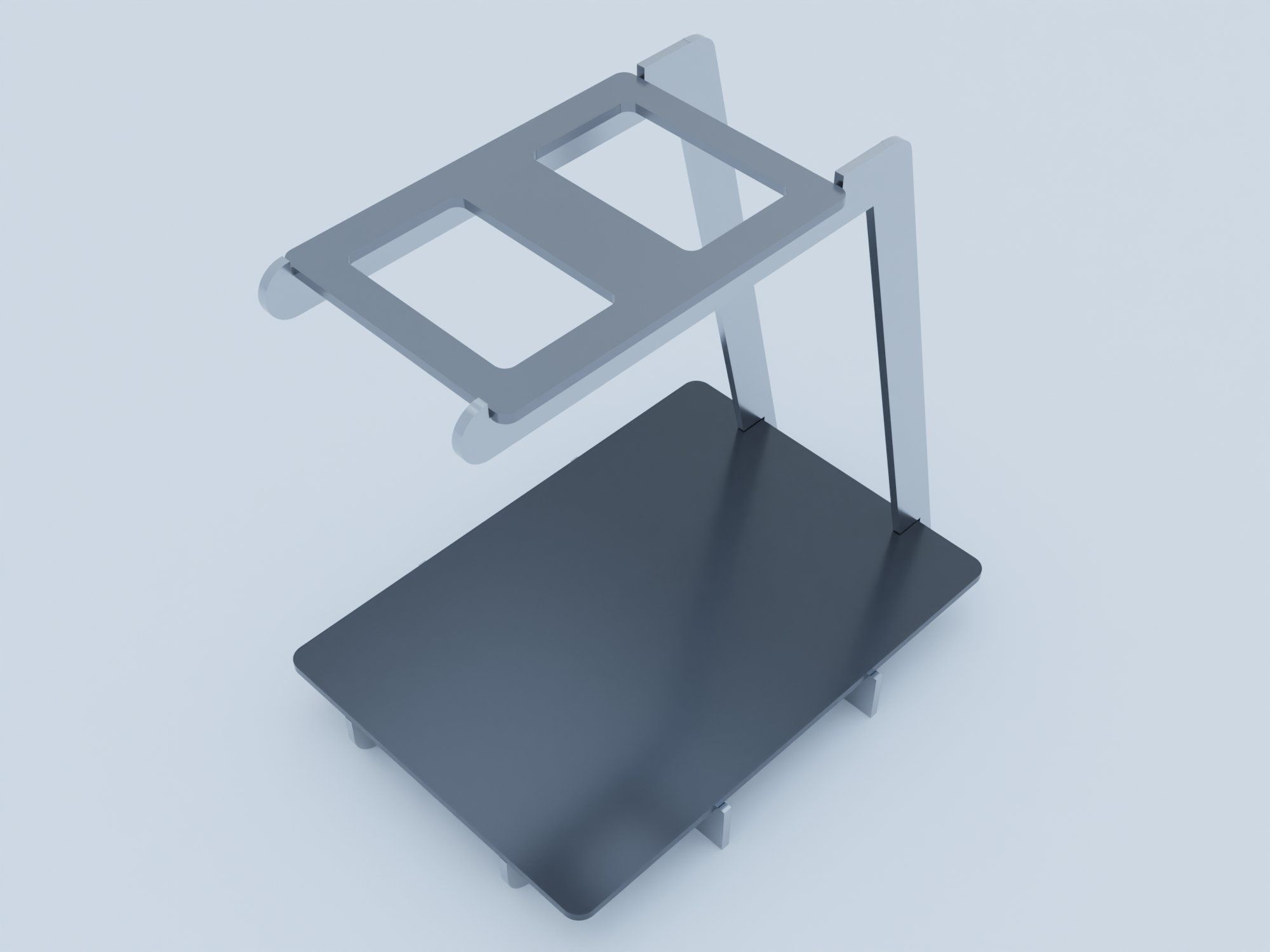 Minimalist phone scanner stand